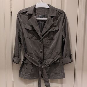 89th & Madison Olive 🫒 Green Belted Blazer Or utility Jacket